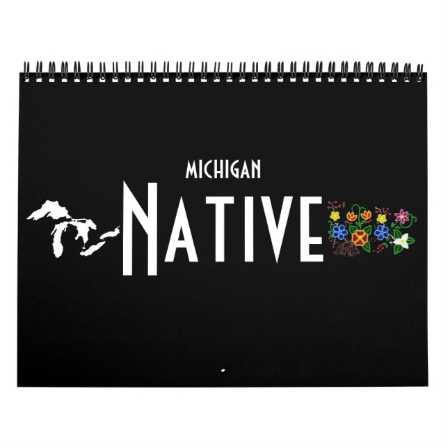 Michigan Anishinaabee Native American Calendar (Cover)