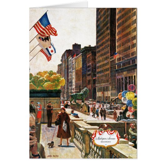 Michigan Avenue, Chicago by John Falter (Front)