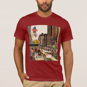 Michigan Avenue, Chicago by John Falter T-Shirt