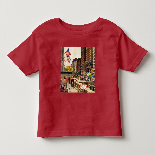 Michigan Avenue, Chicago by John Falter Toddler T-shirt (Front)