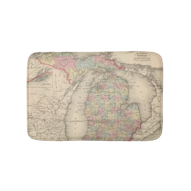 Michigan Bathroom Mat (Front)