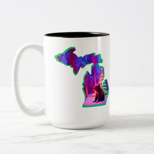 Michigan Bear Coffee Mug