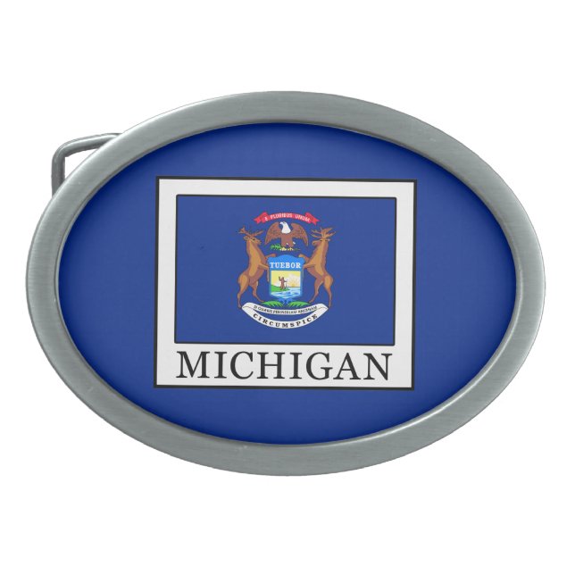 Michigan Belt Buckle (Front)