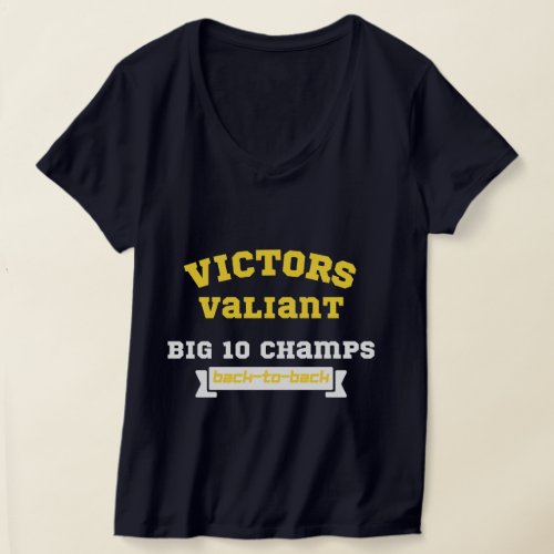 Michigan big champions back 2 back 2022 navy  T_Shirt