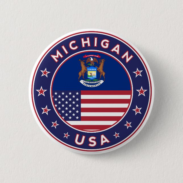 Michigan Button (Front)