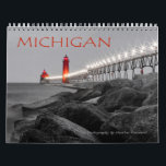 MICHIGAN Calendar<br><div class="desc">This 12-month calendar features beautiful images from the Great Lakes State. Makes a great gift for family,  friends,  coworkers or even yourself!</div>