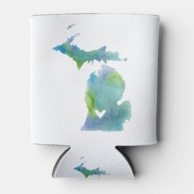 Michigan Can Cooler (Front)