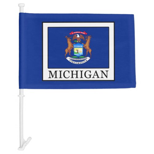 Michigan Car Flag