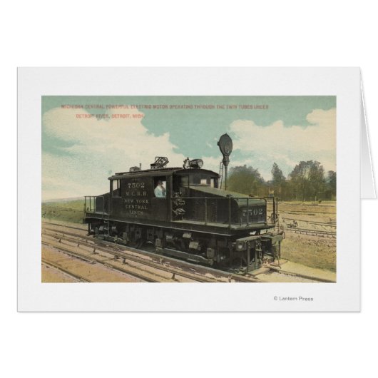 Michigan Central Electric Motor Engine Cards (Front Horizontal)
