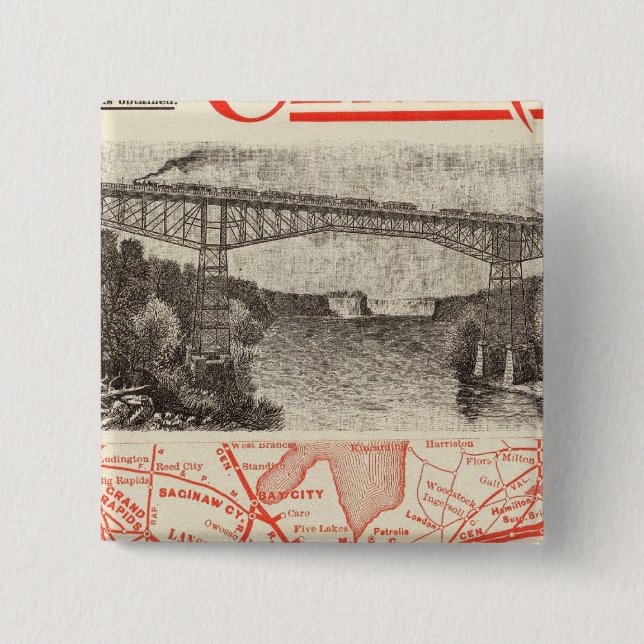 Michigan Central Railroad Button (Front)