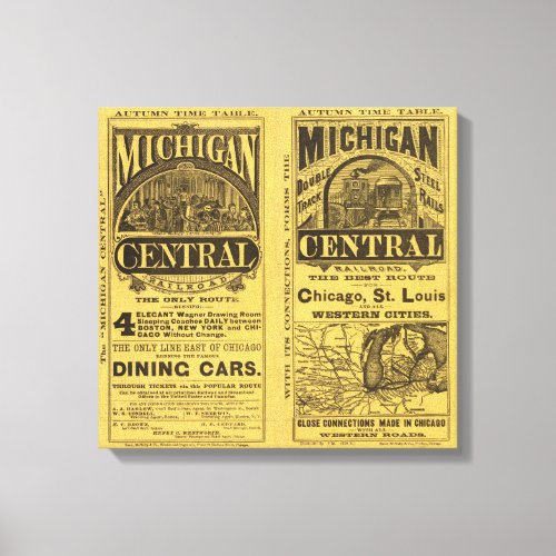 Michigan Central Railroad Canvas Print