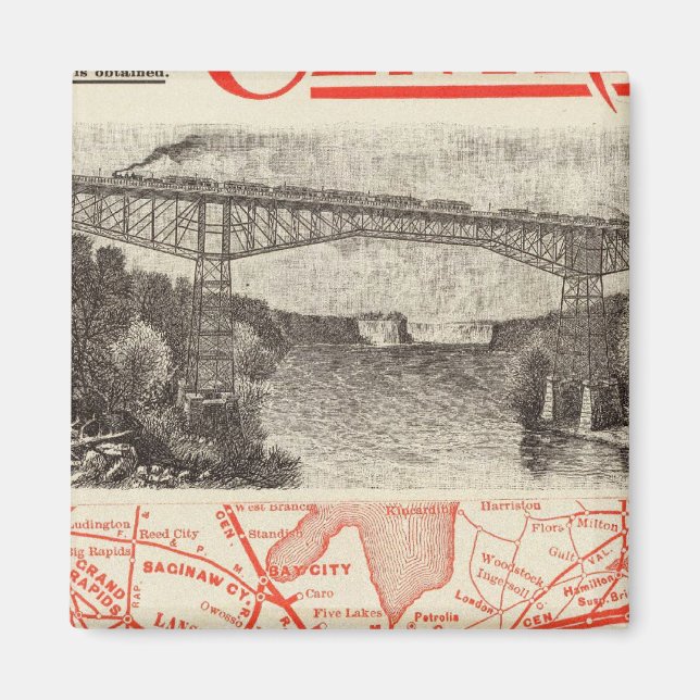 Michigan Central Railroad Magnet (Front)