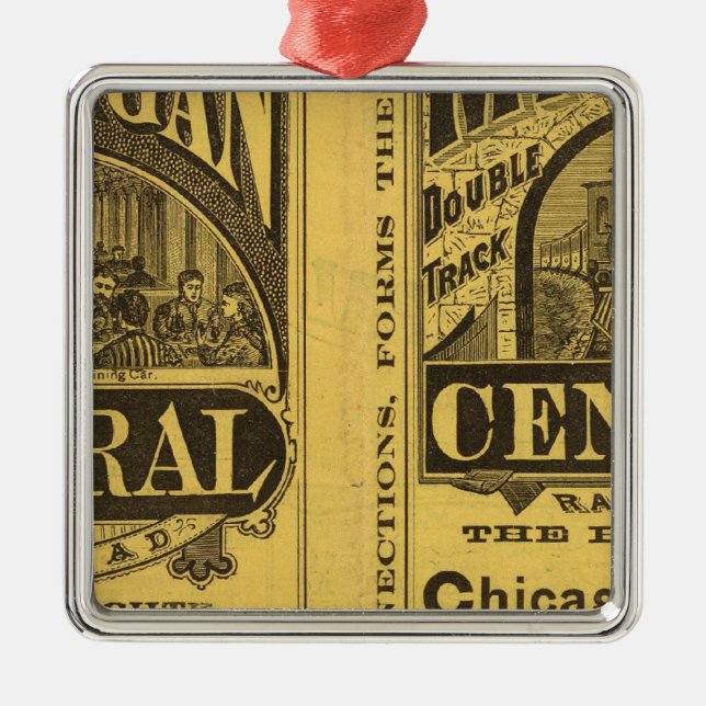Michigan Central Railroad Metal Ornament (Front)