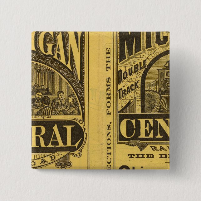Michigan Central Railroad Pinback Button (Front)