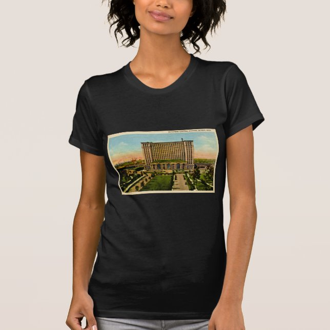 Michigan Central Station Detroit, Michigan T-Shirt (Front)