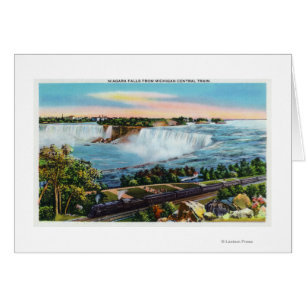 Michigan Central Train View of Niagara Falls