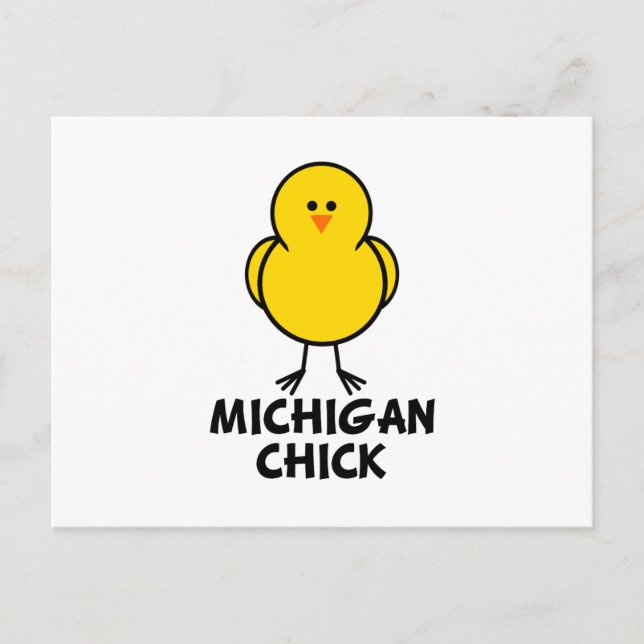 Michigan Chick Postcard (Front)