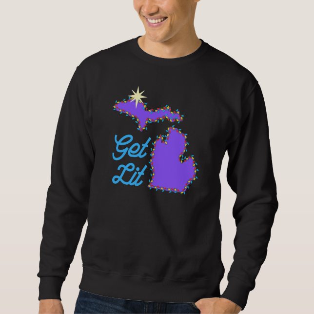 Michigan Christmas - Funny Sweatshirt! Sweatshirt (Front)