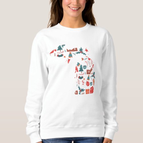 Michigan Christmas Sweatshirt