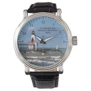 Michigan City East Pier & Breakwater Lights watch