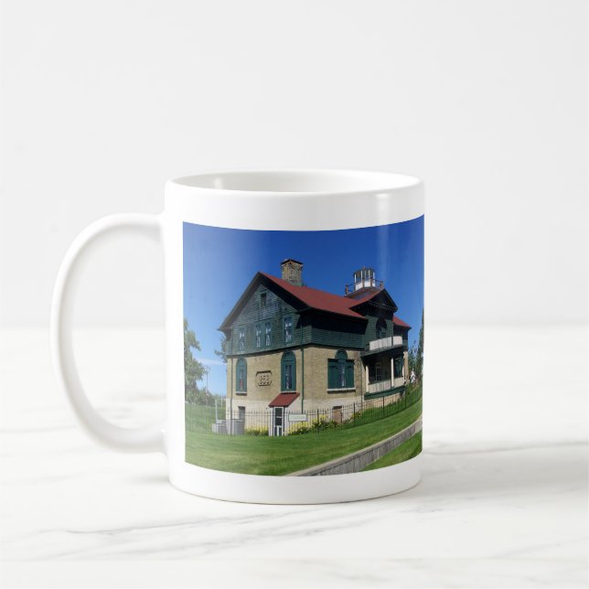 Michigan City Lighthouse mug (Left)