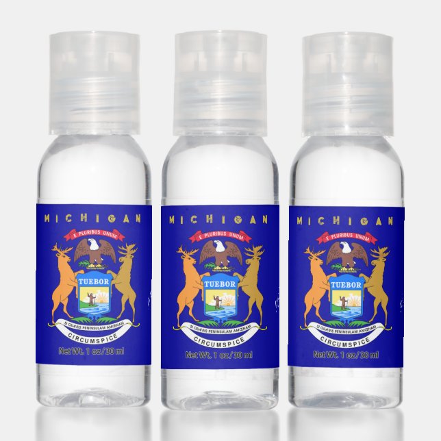 Michigan Corporate Gifts Wedding Party Favors Hand Sanitizer (Set)