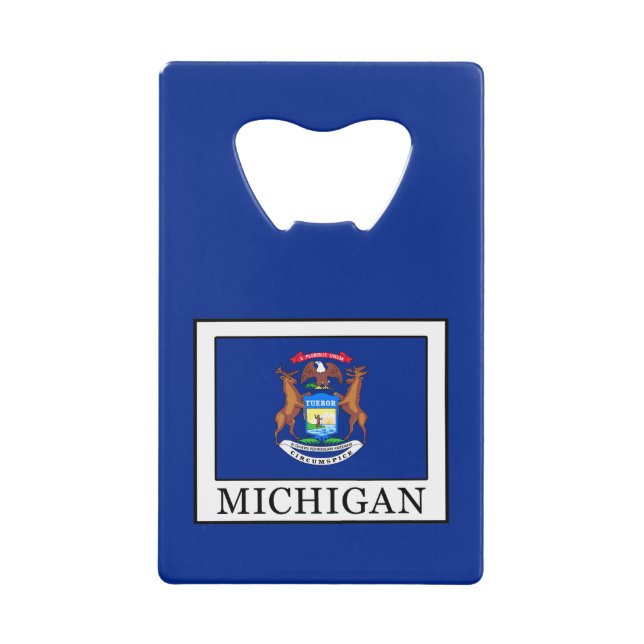 Michigan Credit Card Bottle Opener (Front)