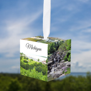 Michigan Cube Ornament