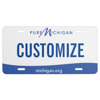 Michigan Custom License Plate by StargazerDesigns at Zazzle