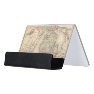 Michigan Desk Business Card Holder