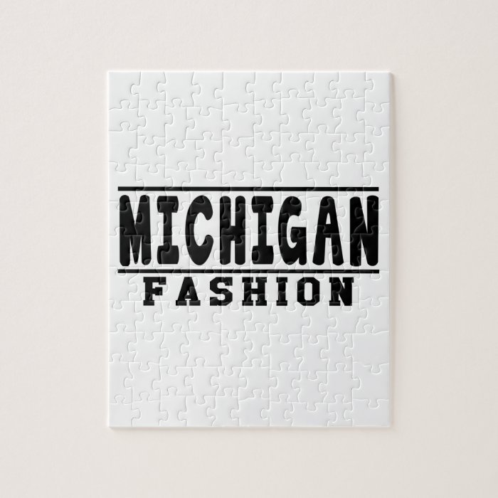 Michigan Fashion Designs Jigsaw Puzzles