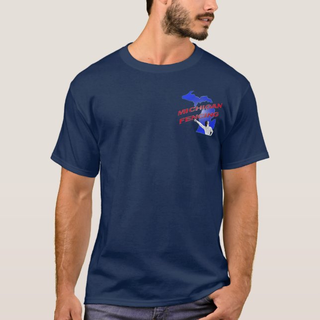  Michigan Fencing T-Shirt (Front)