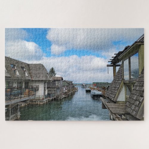 Michigan Fish Town in Leland Jigsaw Puzzle