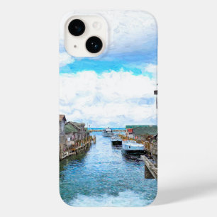 Michigan Fish Town Painting Case-Mate iPhone 14 Case