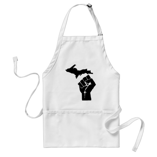 Michigan Fist Adult Apron (Front)