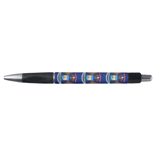 Michigan flag, American state flag Pen (Front)