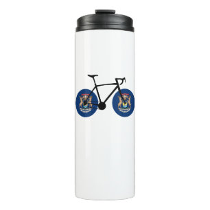 Michigan Flag Cycling Thermal Tumbler