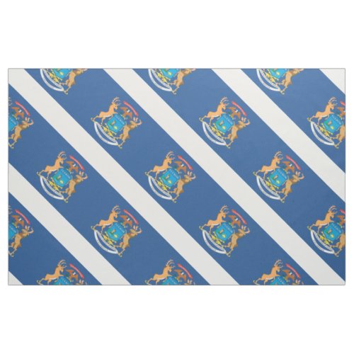 MICHIGAN Flag Fabric