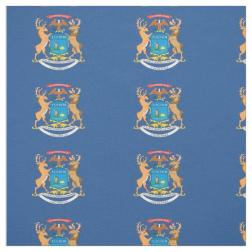 MICHIGAN Flag Fabric