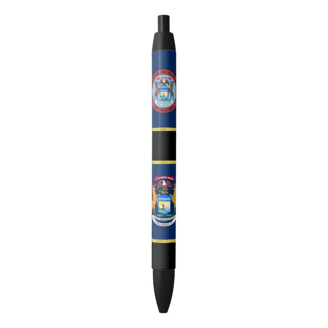 Michigan flag pen (Front Vertical)