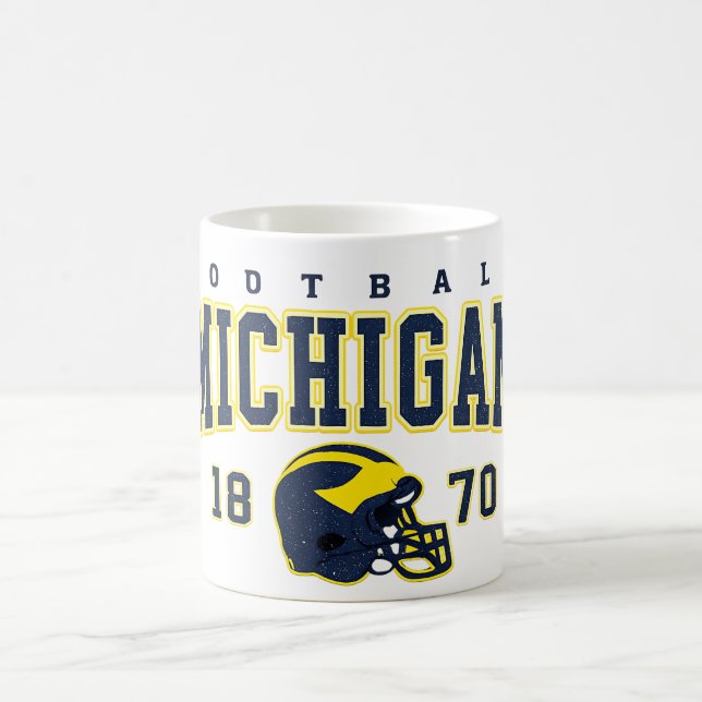 Michigan Football Vintage Helmet Mug  (Center)