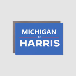 Michigan for Kamala Harris Car Magnet