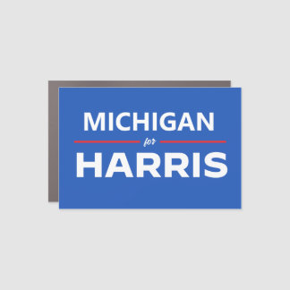 Michigan for Kamala Harris Car Magnet