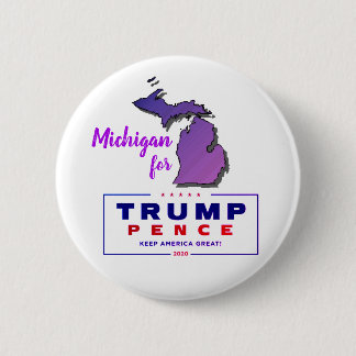 Michigan for Trump pence 2020 Button