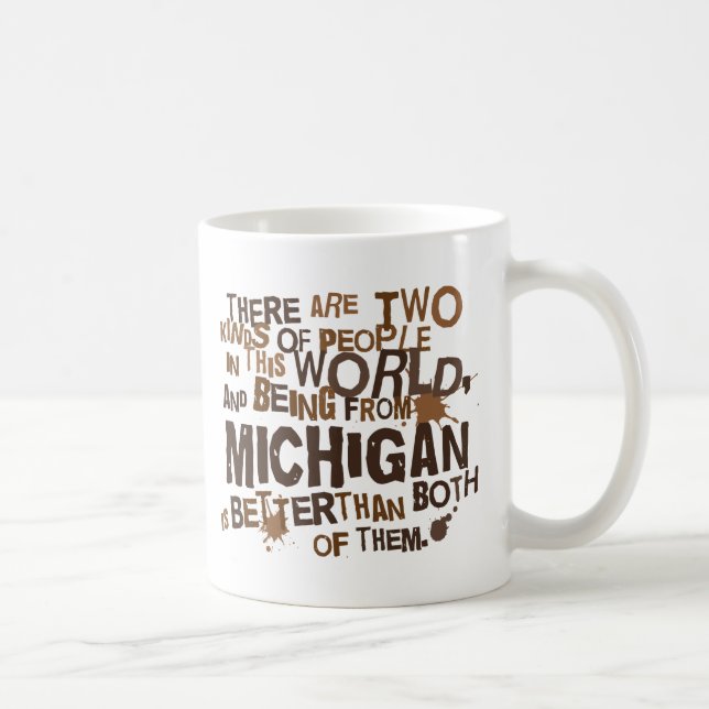 Michigan Gift Coffee Mug (Right)