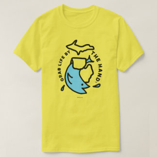 Michigan - Grab Life by the Hand™ Fish T-Shirt