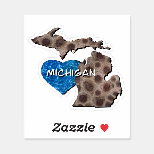 Michigan  Great Lake State   Sticker