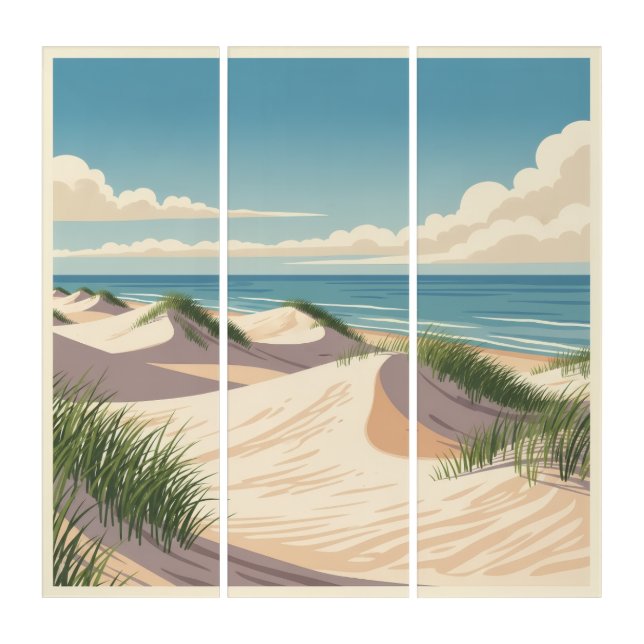 Michigan Great Lakes Shore Triptych (Front)