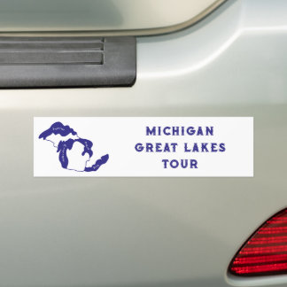 Michigan Great Lakes Tour Bumper Sticker