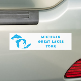 Michigan Great Lakes Tour Bumper Sticker